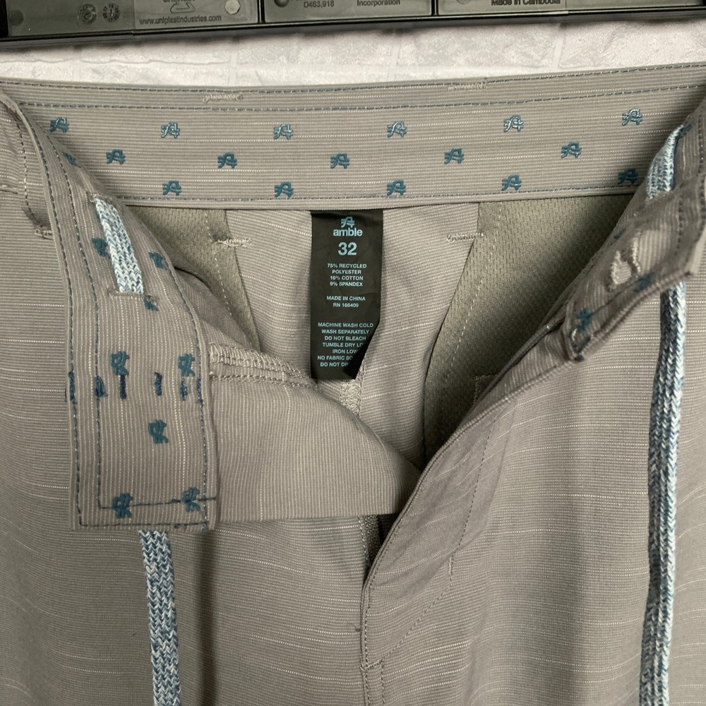 Amble sz 32 Cruiser Collection Walk Shorts Grey Heather Men's NWT - Picture 6 of 14